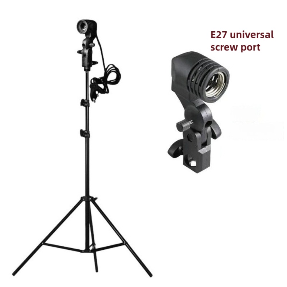 Stand Lighting Photography - Suporte de lâmpada 2m, soquete ac