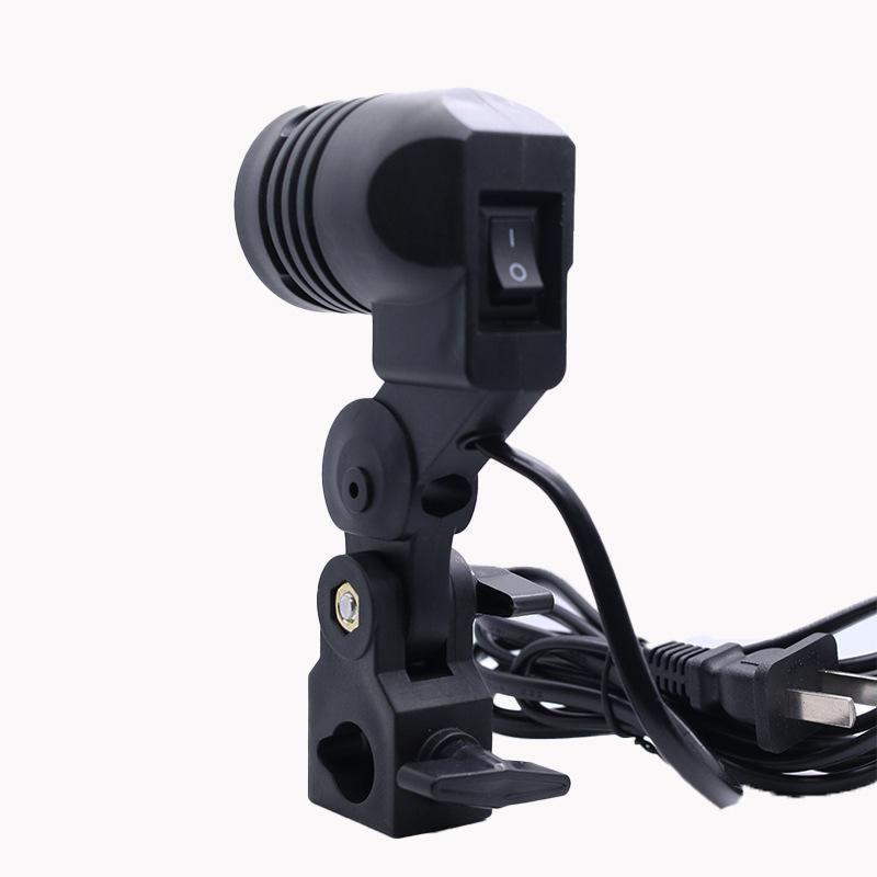 Photography Lighting Tools - Cabo Preto de 1,8M com Soquete