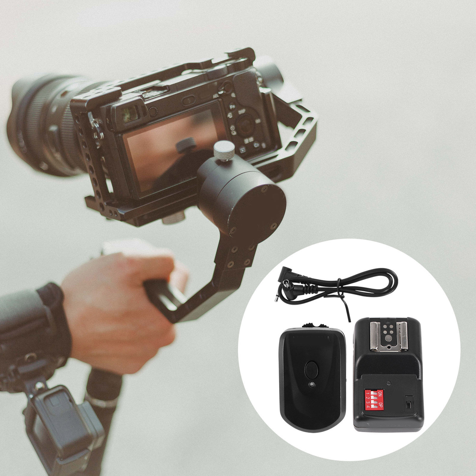 Trigger Receiver Set - Conjunto de Disparador de Flash Sem