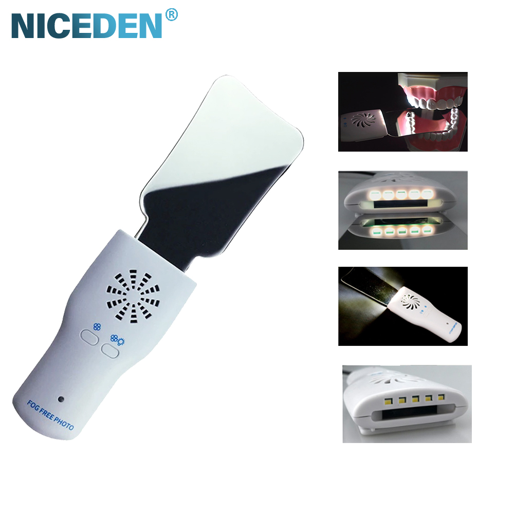 Photography Lighting Reflectors - Conjunto de espelho dental antiembaçante, refletor