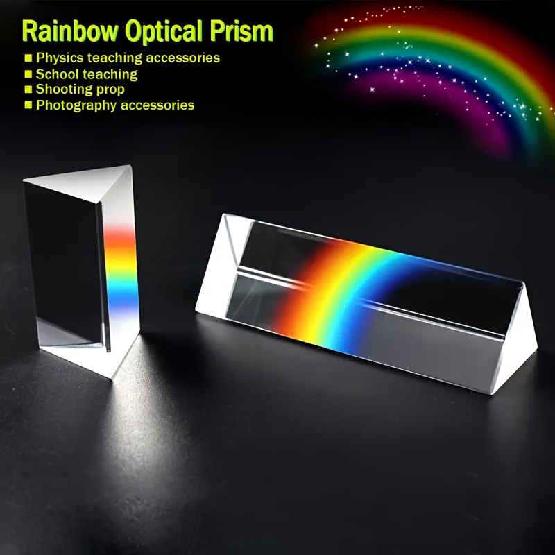 Photography Lighting Tools - Prisma de Refração Espectral de Vidro
