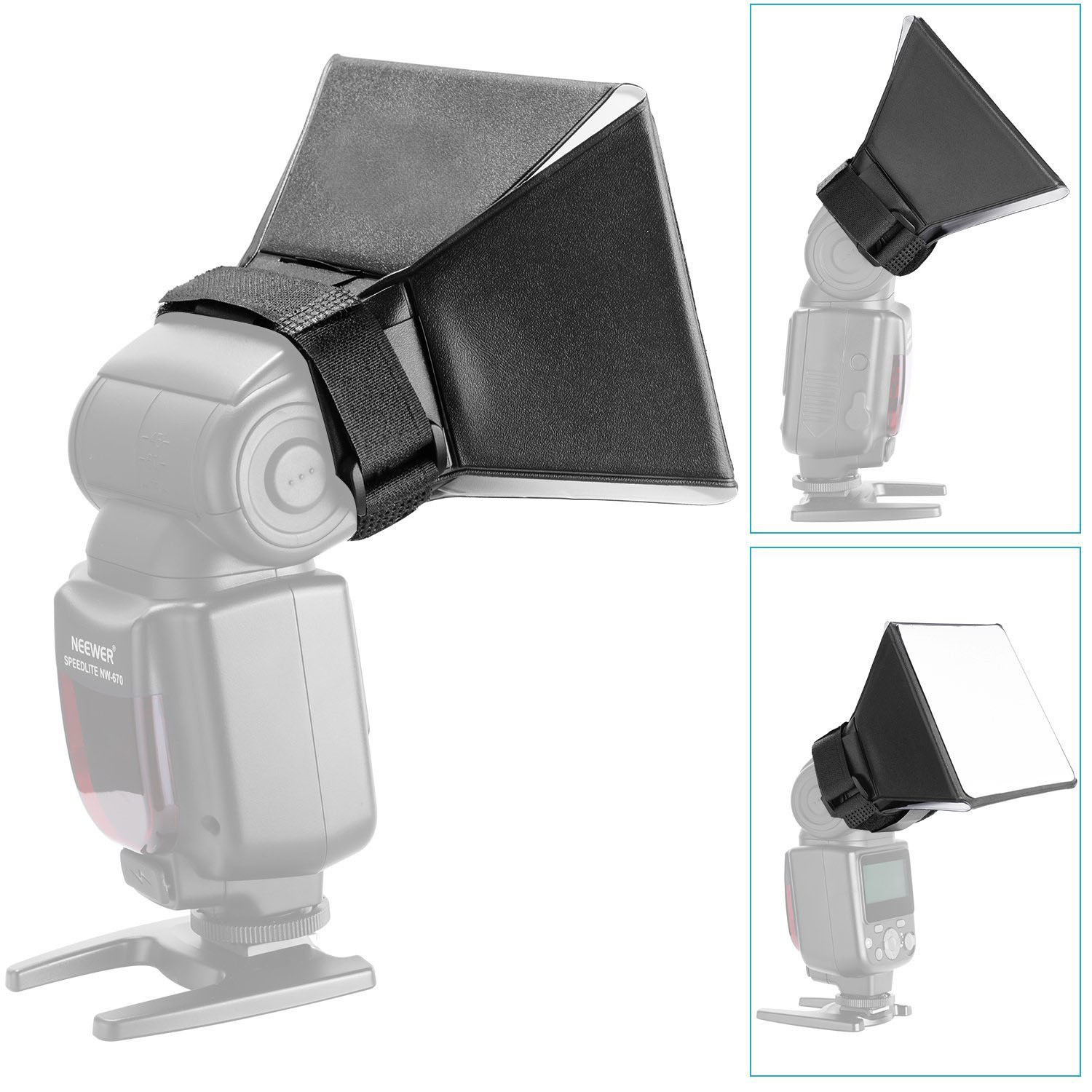 Photography Lighting Diffuser - Refletor difusor de flash softbox 10*13cm