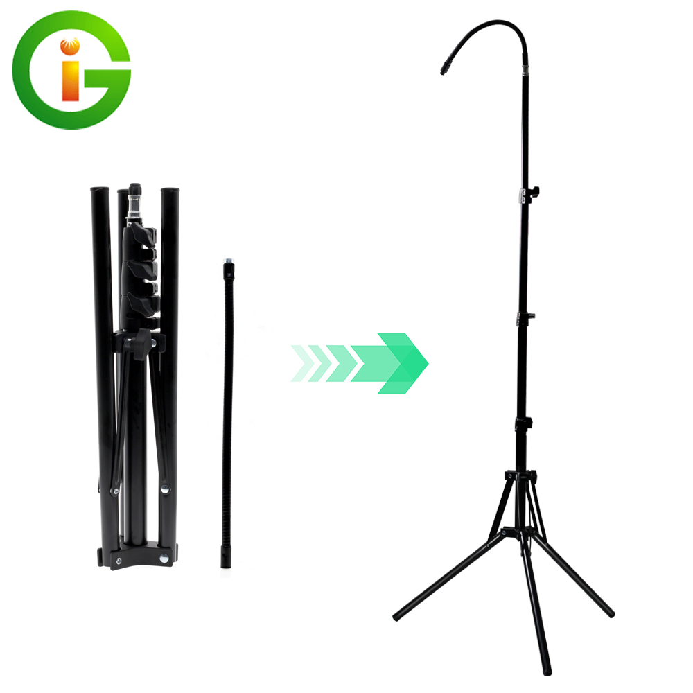 Stand Lighting Photography - Ajustável 60-160cm tripé de assoalho de