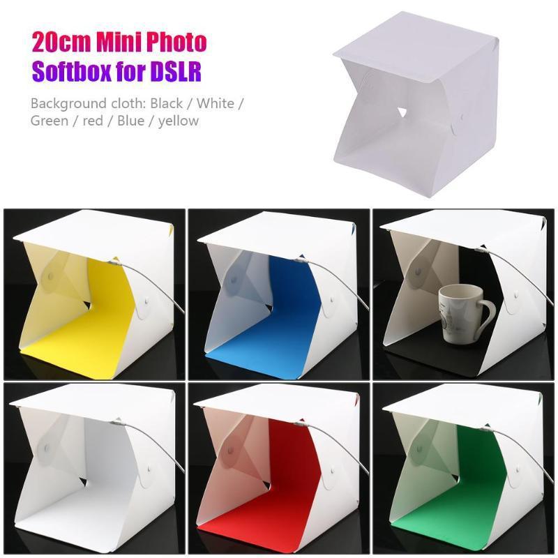 【C】Caixa de Luz LED Portátil p - Photography Lighting Tent avaliação e preço