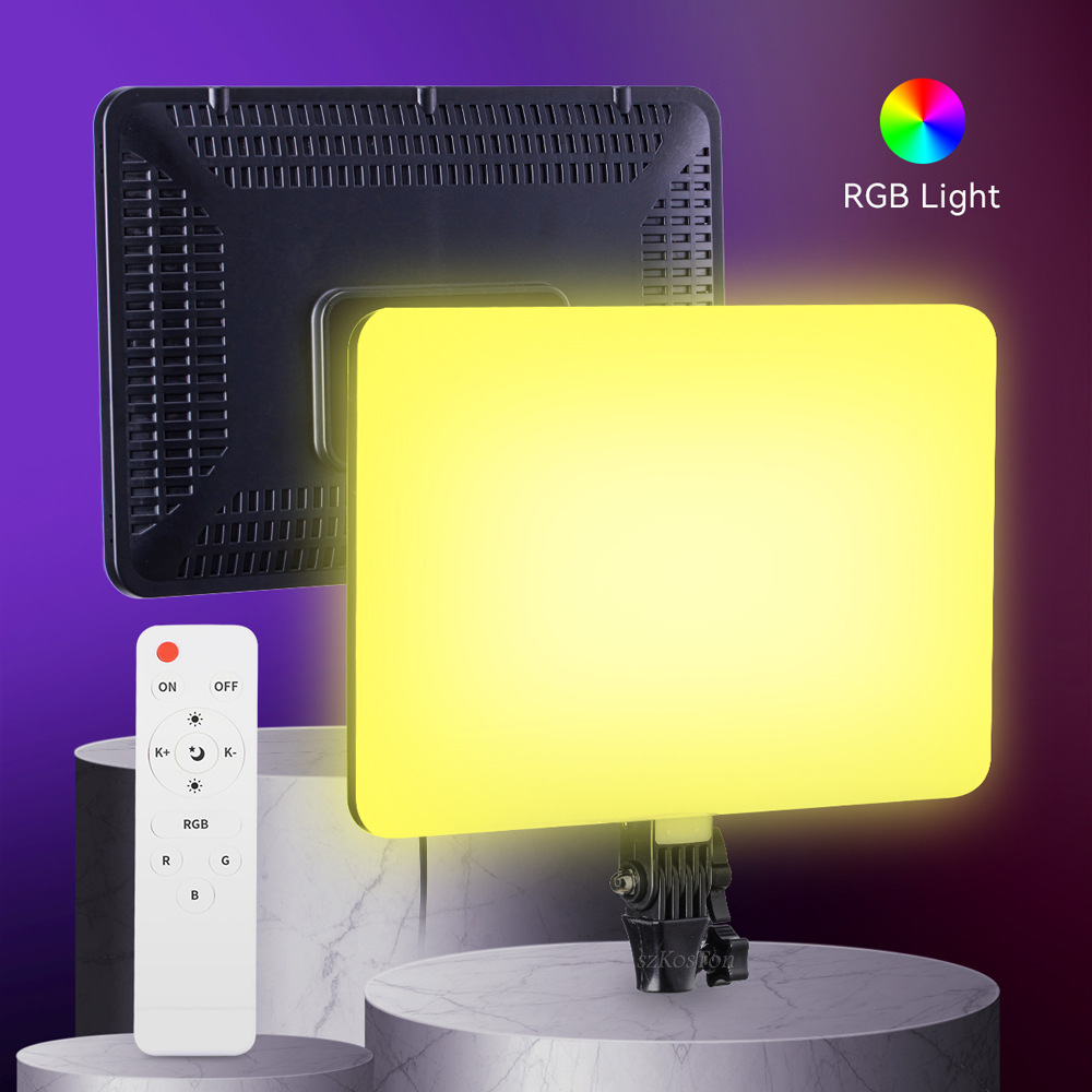 Luz de vídeo led rgb 14 '', co - Video Light Panel Led avaliação e preço