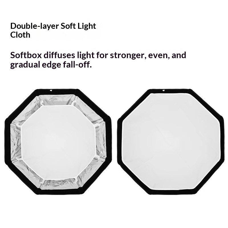 Softbox Octogonal Triopo 55/65 - Photography Lighting Diffuser avaliação e preço