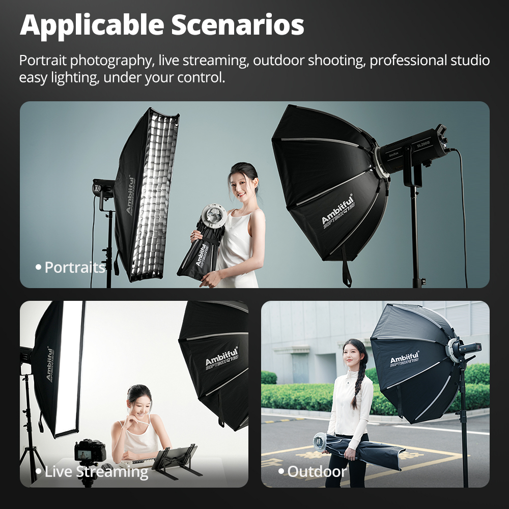 Softbox de Liberação Rápida AM - Photography Lighting Diffuser avaliação e preço