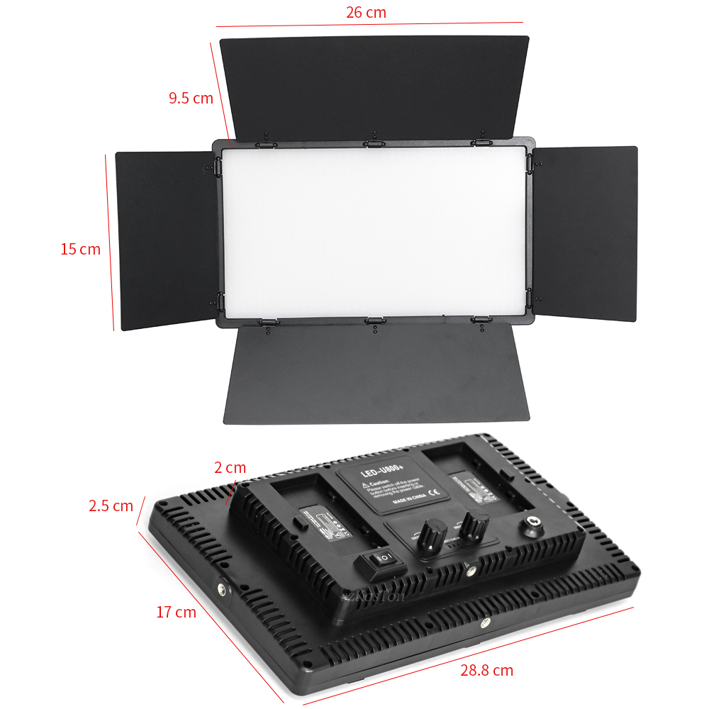 Portátil U800 LED Photo Studio - Video Light Panel Led avaliação e preço