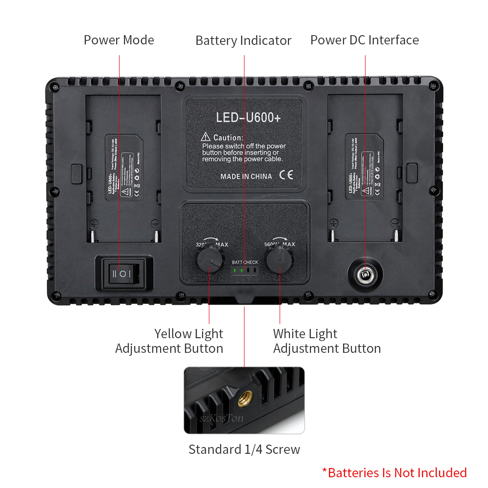 Portátil U800 LED Photo Studio - Video Light Panel Led avaliação e preço