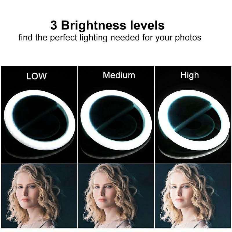 Anel de luz led com 3 modos de - Stand Lighting Photography avaliação e preço