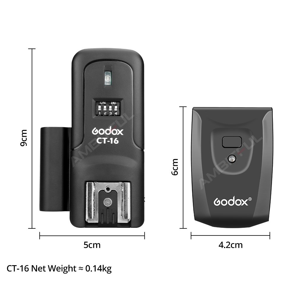 Godox CT-16 Transmissor de Fla - Trigger Receiver Set avaliação e preço