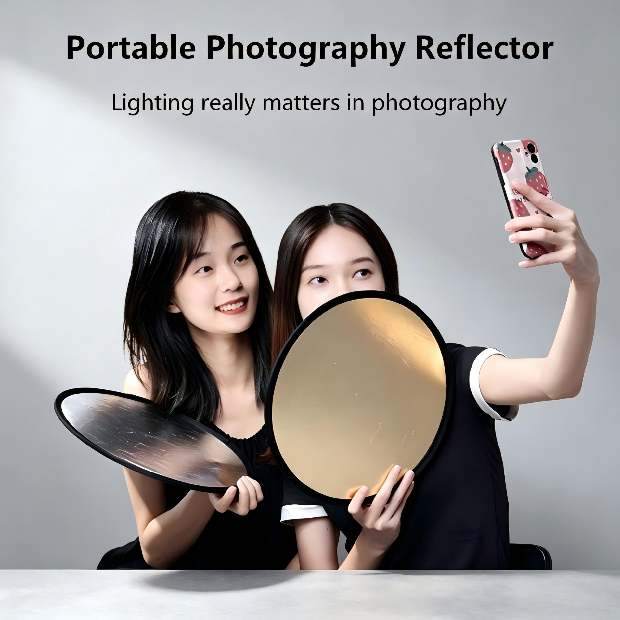 Refletor Redondo Dupla Face Pr - Photography Lighting Reflectors avaliação e preço