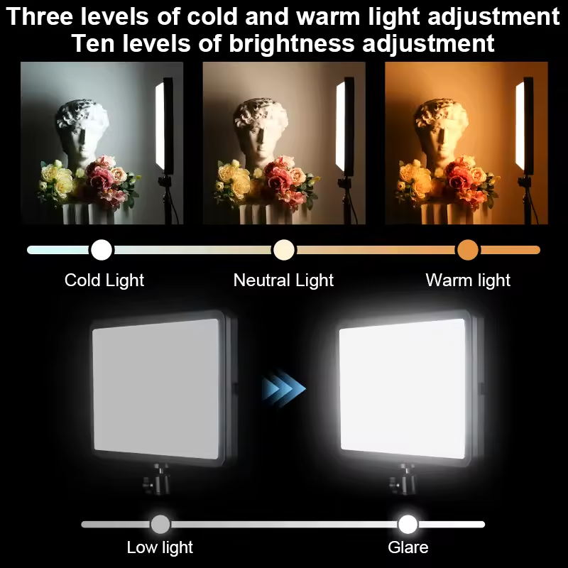 Luz de Vídeo Ambitful 280 LED  - Video Light Panel Led avaliação e preço