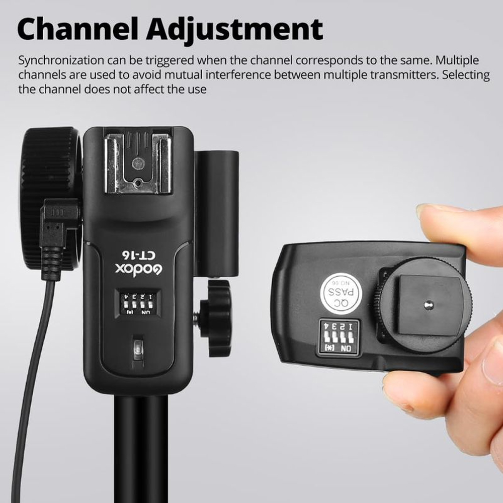 Godox CT-16 16 canais de rádio - Trigger Receiver Set avaliação e preço