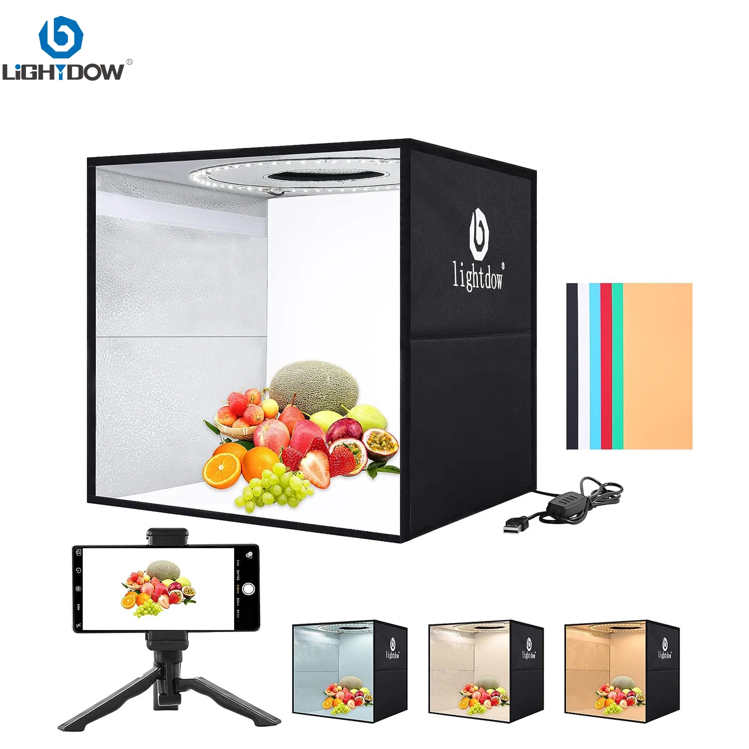 Lightdow Photo Studio Light Bo - Photography Lighting For Products avaliação e preço