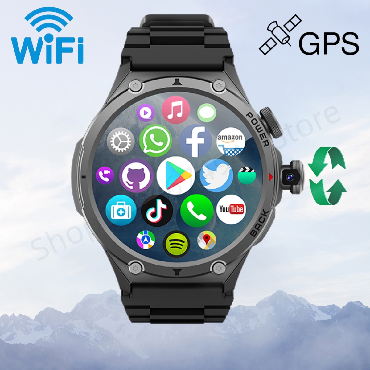 H12 smartwatch 4g lte relógio  - Photography Lighting Gels avaliação e preço