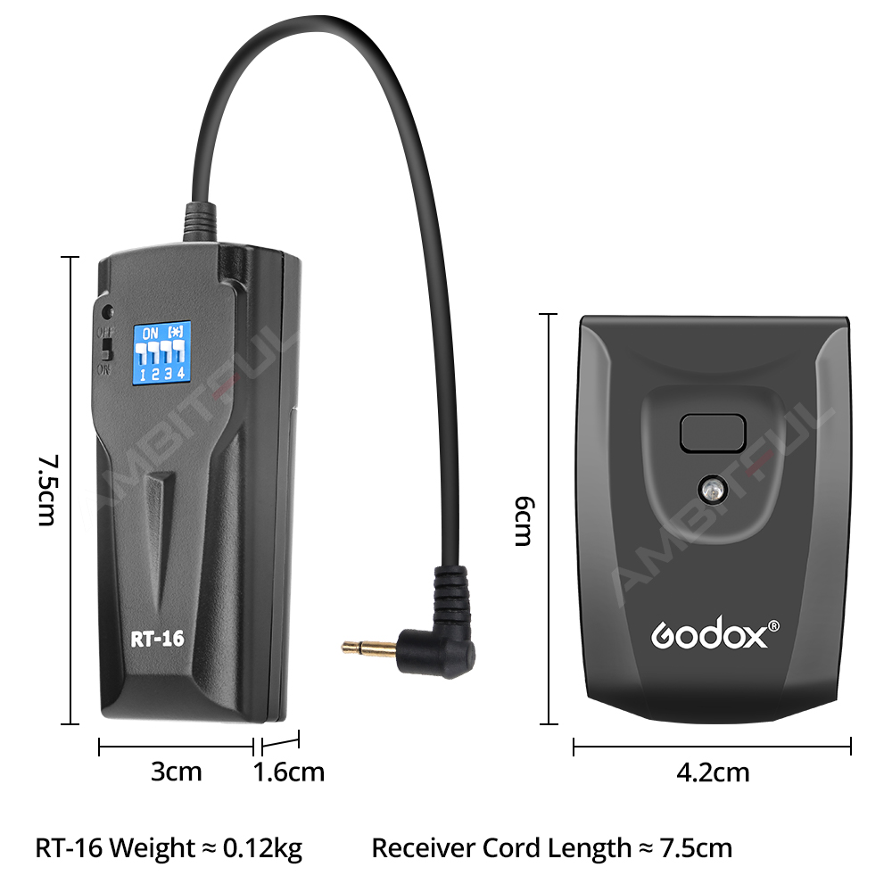 Godox RT-16 Disparador de Flas - Trigger Receiver Set avaliação e preço