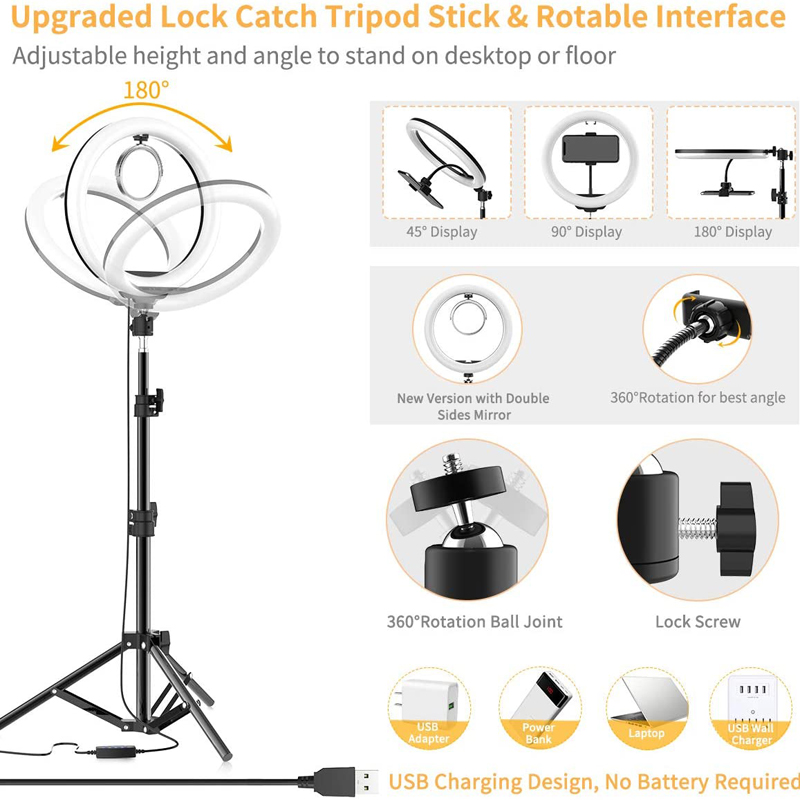 Luz de vídeo 16/26/33cm, anel  - Photography Lighting For Products avaliação e preço