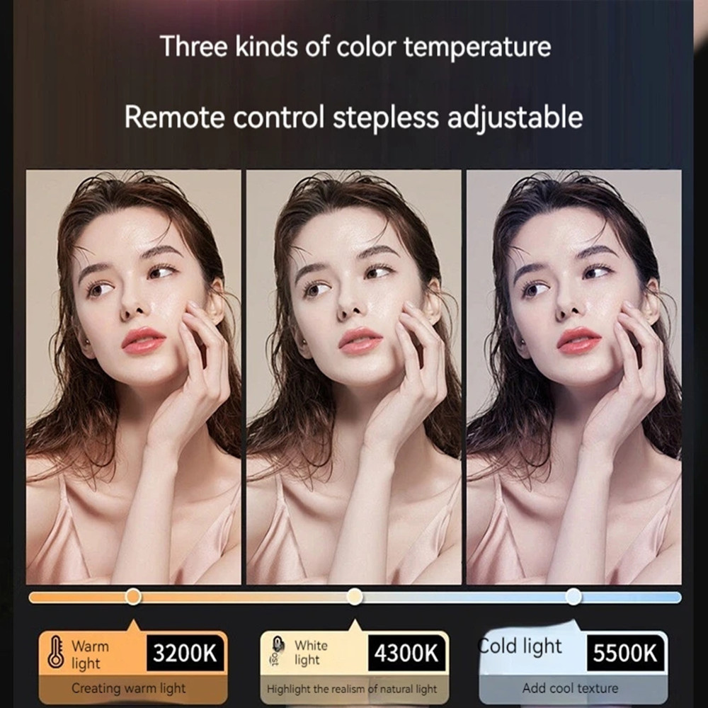 Luz led rgb para câmera, kit d - Video Light Panel Led avaliação e preço