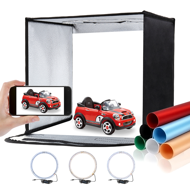 Caixa de luz dobrável para est - Photography Lighting Tent avaliação e preço
