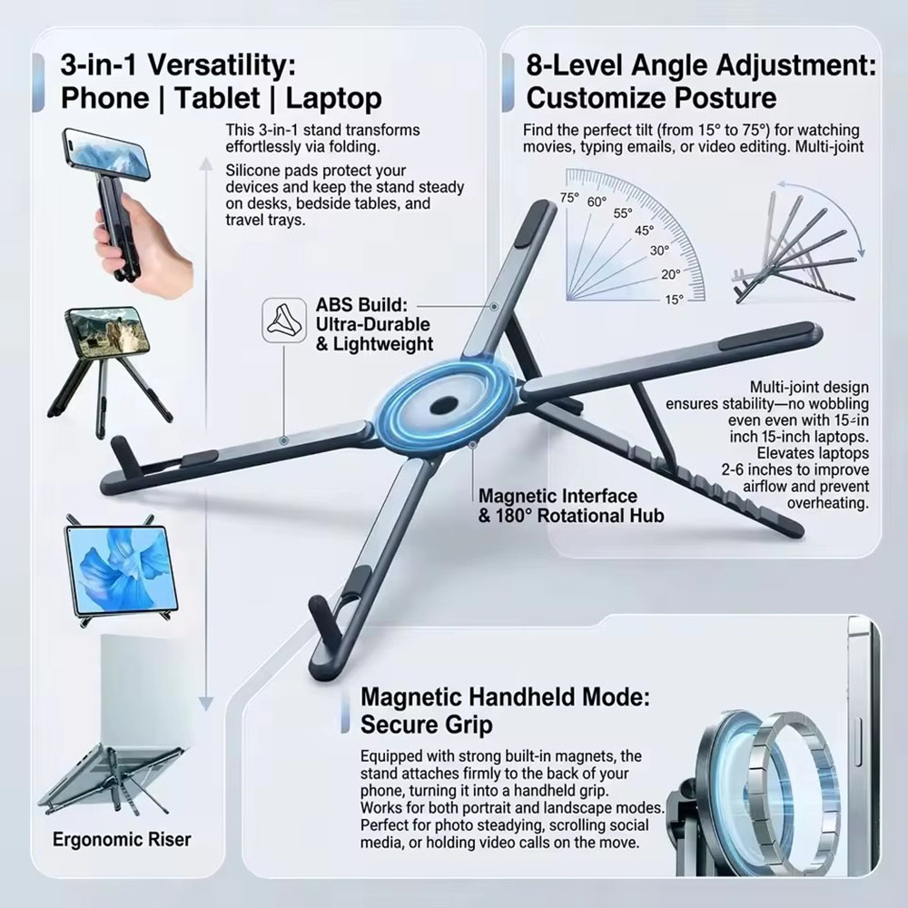 Suporte Magnético Portátil par - Stand Lighting Photography avaliação e preço