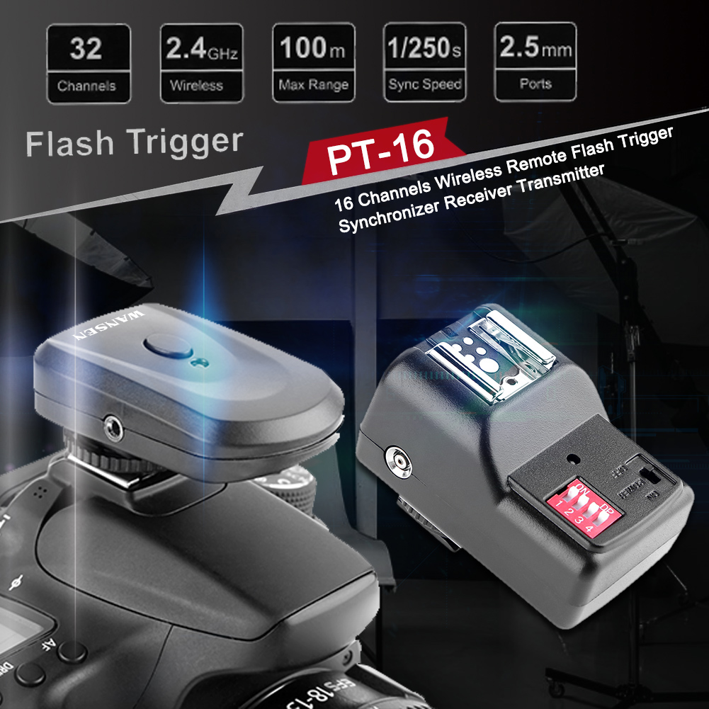 Controlador de Flash Hot Shoe  - Trigger Receiver Set avaliação e preço