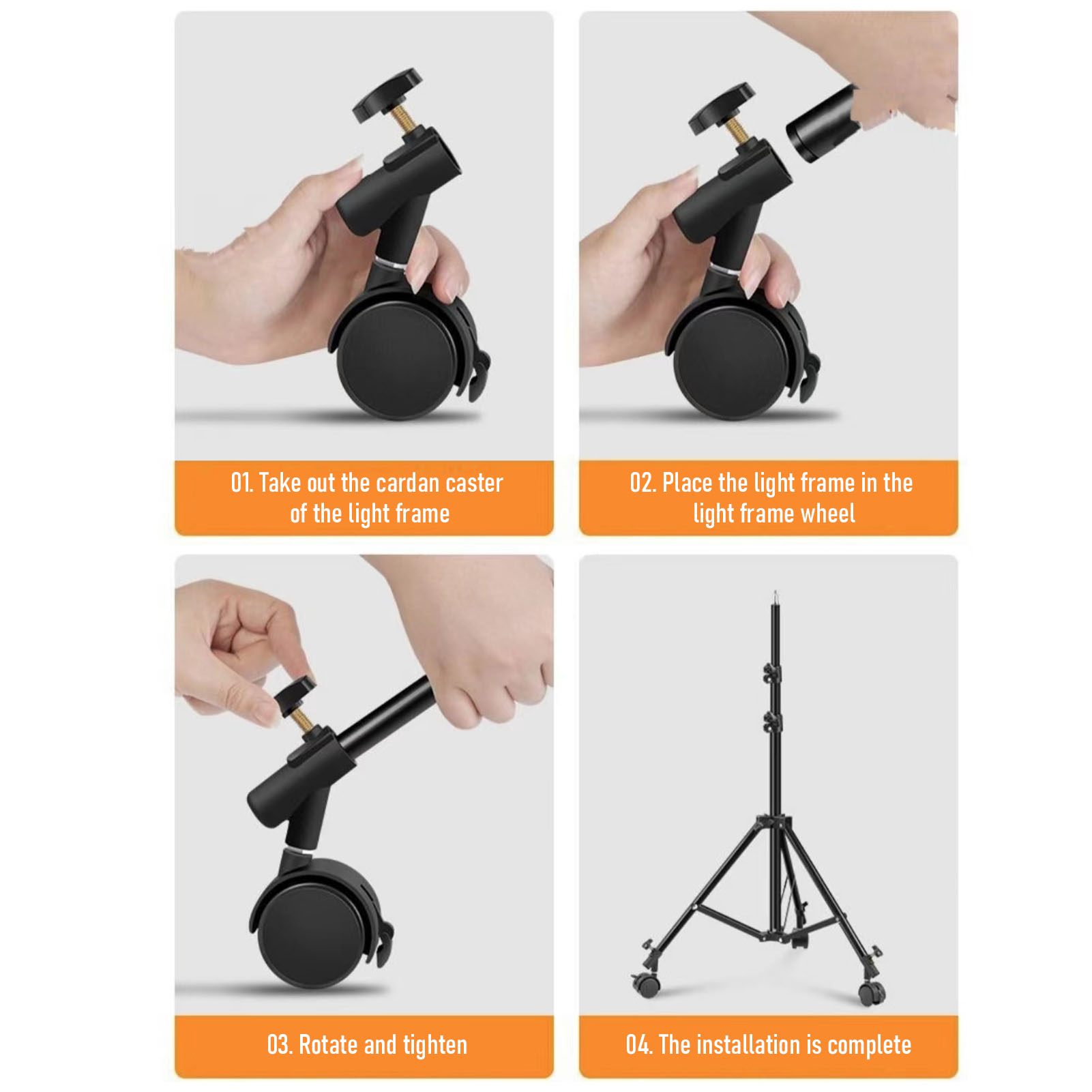 Conjunto com 3 Rodas Flexíveis - Photography Lighting Tools avaliação e preço